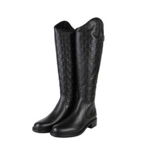 Gucci Maud Black Leather Riding Boots